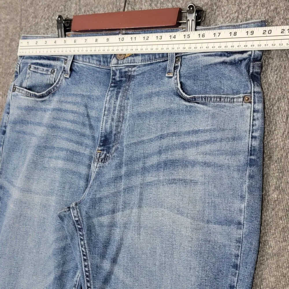 Hollister California Straight Jeans Mens 39x30* Blue Epic Flex Stretch Denim